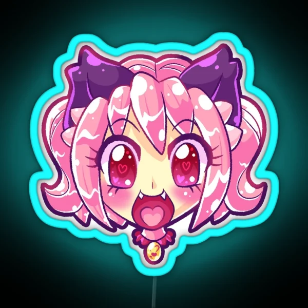 Mew Ichigo Tokyo Mew Mew Led RGB Neon Sign