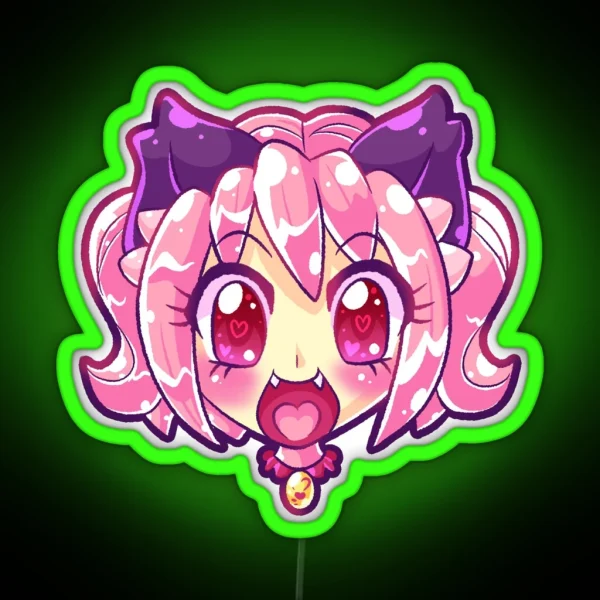 Mew Ichigo Tokyo Mew Mew Led RGB Neon Sign