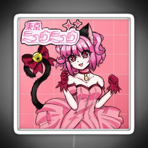 Mew Mew Ichigo RGB Neon Sign