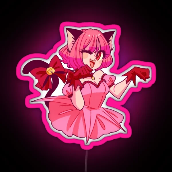 Mew Mew Ichigo RGB Neon Sign