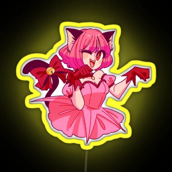 Mew Mew Ichigo RGB Neon Sign