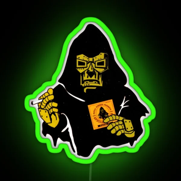 MF DOOM RGB Neon Sign