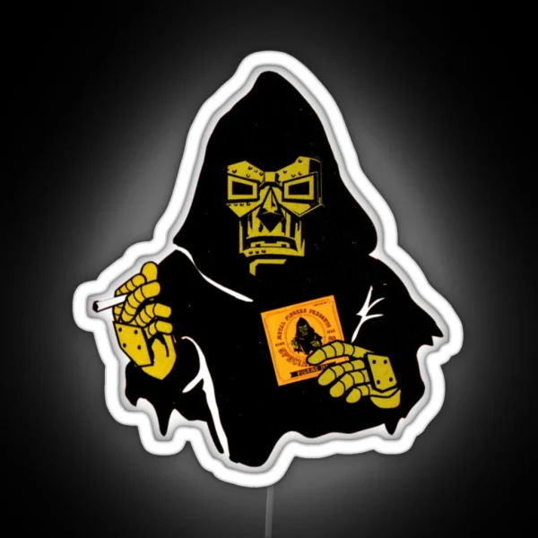 MF DOOM RGB Neon Sign