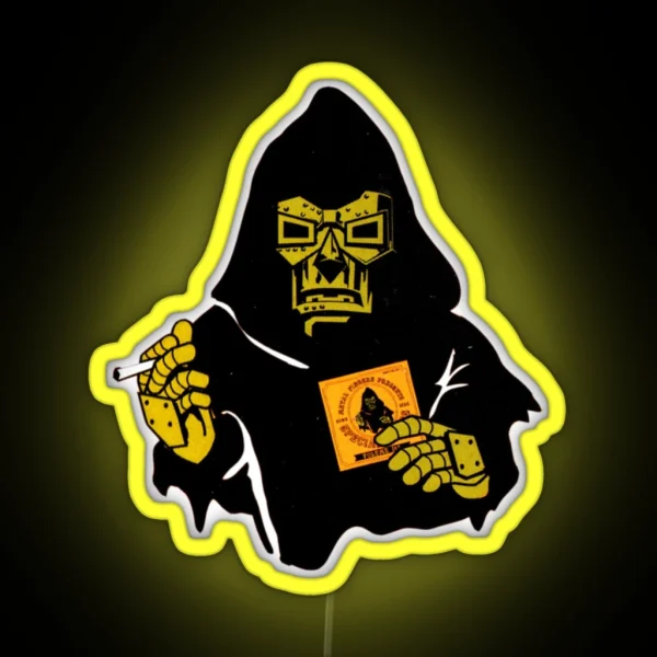 MF DOOM RGB Neon Sign