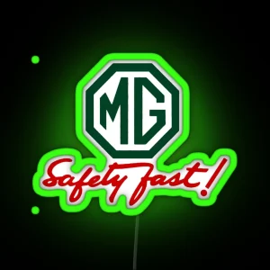 MG Safety Fast RGB Neon Sign