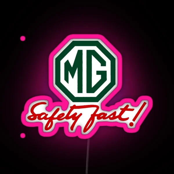 MG Safety Fast RGB Neon Sign