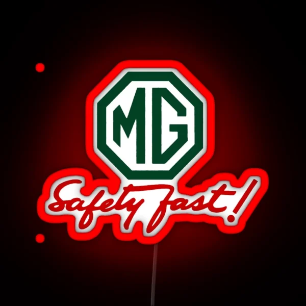 MG Safety Fast RGB Neon Sign