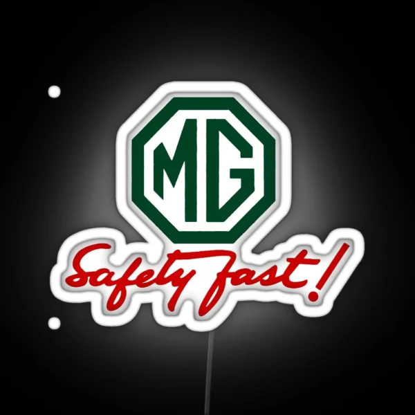 MG Safety Fast RGB Neon Sign