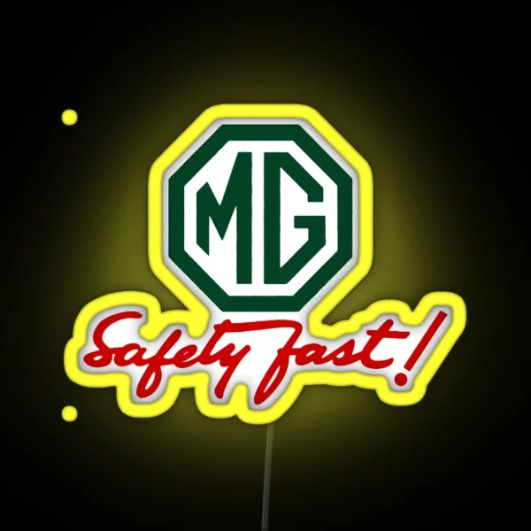 MG Safety Fast RGB Neon Sign