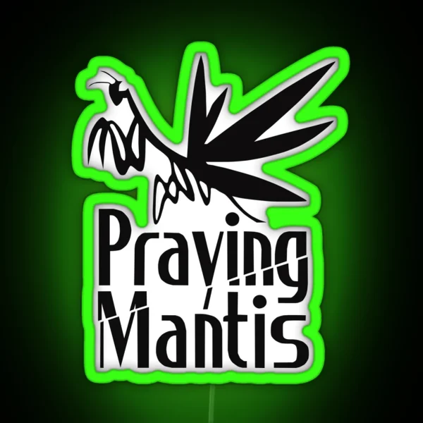 MGS4 PMC Praying Mantis Screaming Mantis RGB Neon Sign