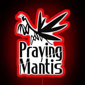 MGS4 PMC Praying Mantis Screaming Mantis RGB Neon Sign