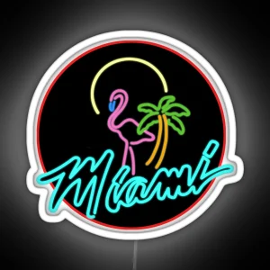 Miami RGB Neon Sign