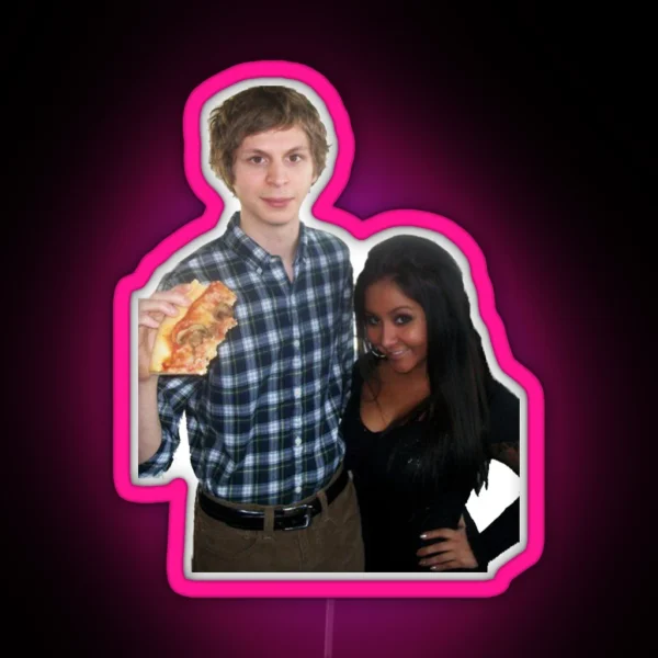 Michael Cera And Snooki RGB Neon Sign