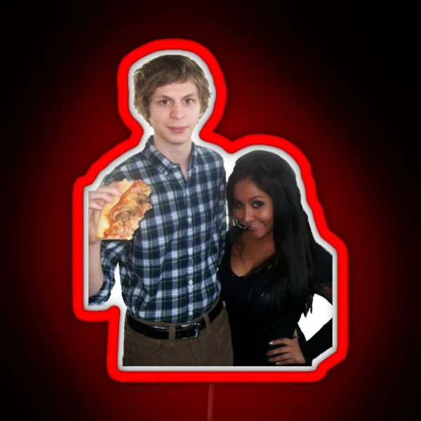 Michael Cera And Snooki RGB Neon Sign