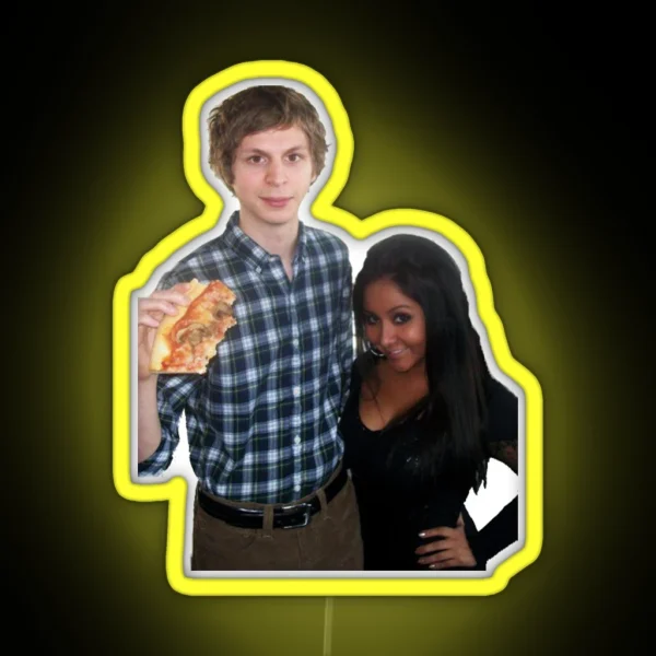 Michael Cera And Snooki RGB Neon Sign