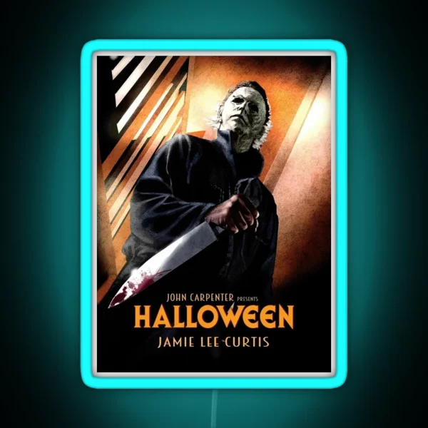 Michael Halloween RGB Neon Sign