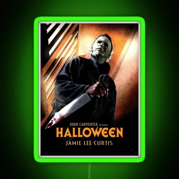 Michael Halloween RGB Neon Sign