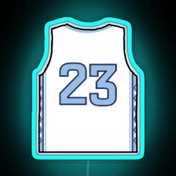 Michael Jordan Basketball Jersey RGB Neon Sign