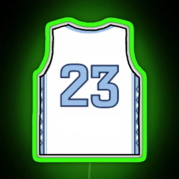 Michael Jordan Basketball Jersey RGB Neon Sign