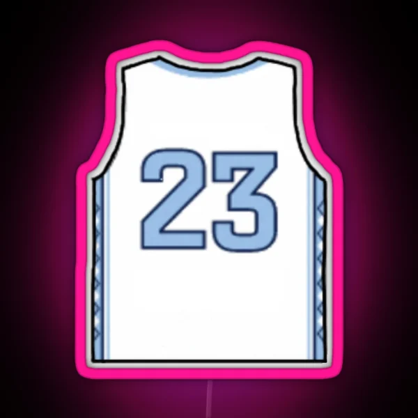Michael Jordan Basketball Jersey RGB Neon Sign