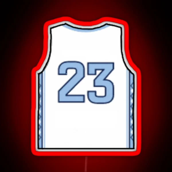 Michael Jordan Basketball Jersey RGB Neon Sign