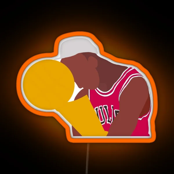 Michael Jordan Championship RGB Neon Sign