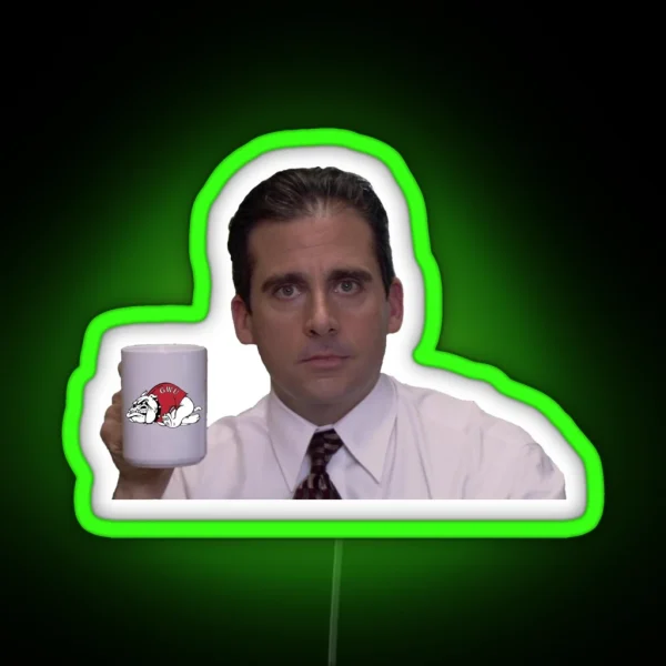 Michael Scott Gardner Webb University RGB Neon Sign