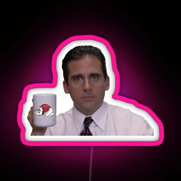 Michael Scott Gardner Webb University RGB Neon Sign