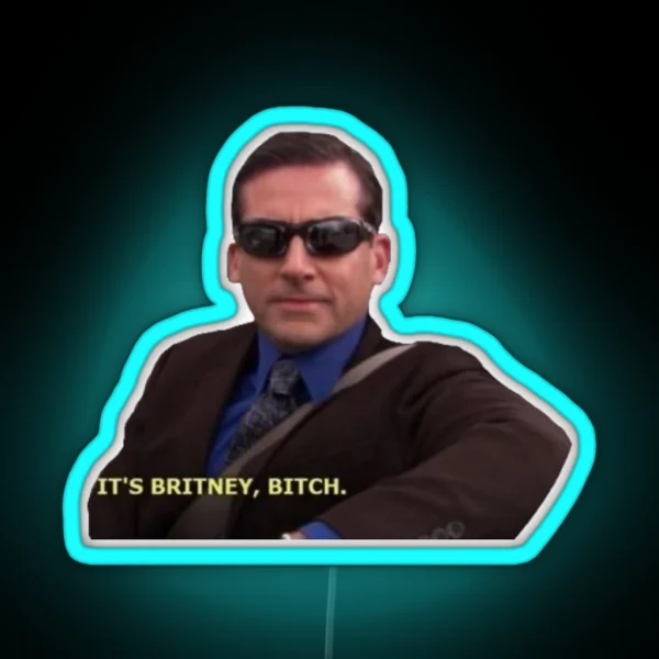 Michael Scott Led RGB Neon Sign