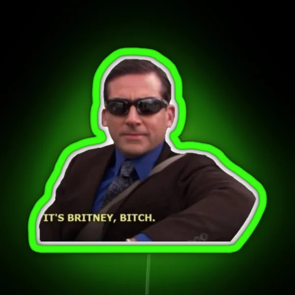 Michael Scott Led RGB Neon Sign