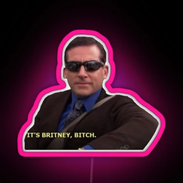 Michael Scott Led RGB Neon Sign