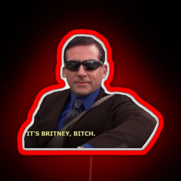 Michael Scott Led RGB Neon Sign