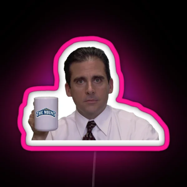 Michael Scott Mount St Mary S University RGB Neon Sign
