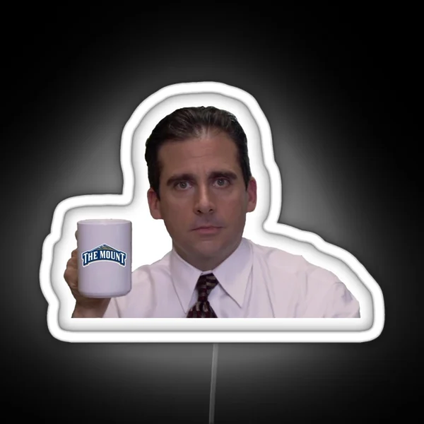Michael Scott Mount St Mary S University RGB Neon Sign