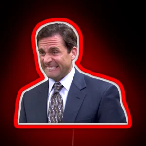 Michael Scott Reaction RGB Neon Sign