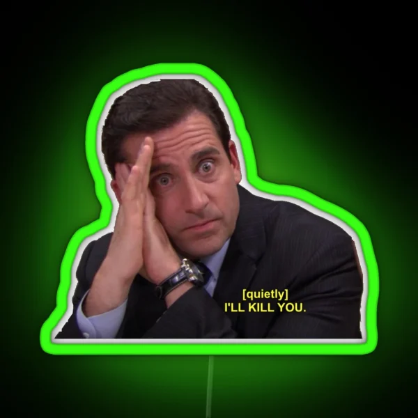 Michael Scott RGB Neon Sign