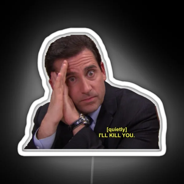 Michael Scott RGB Neon Sign
