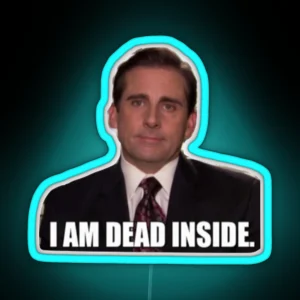 Michael Scott RGB Neon Sign