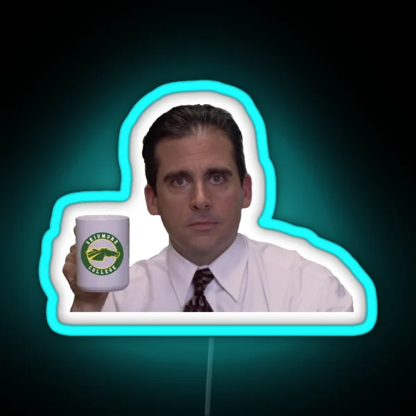 Michael Scott Skidmore College RGB Neon Sign