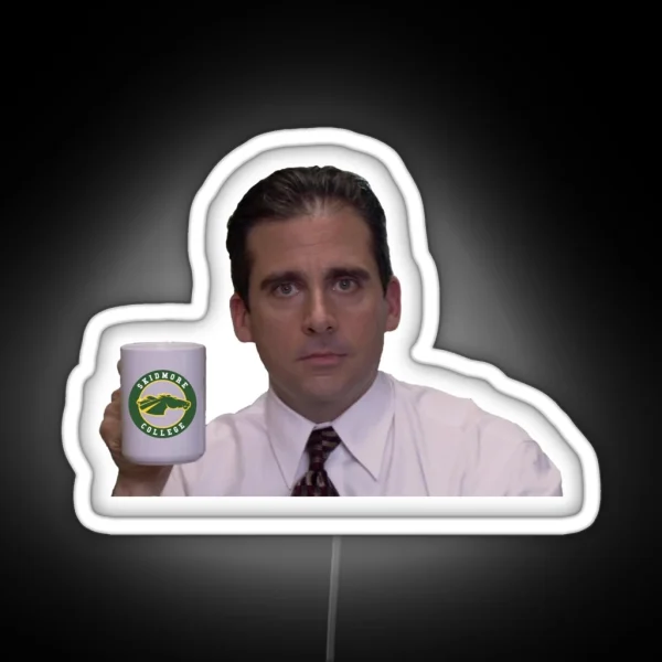 Michael Scott Skidmore College RGB Neon Sign