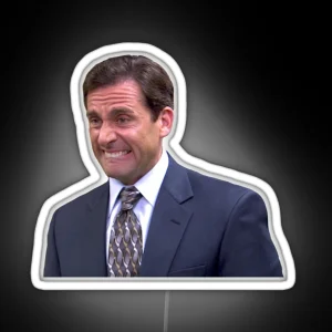 Michael Scott The Office RGB Neon Sign