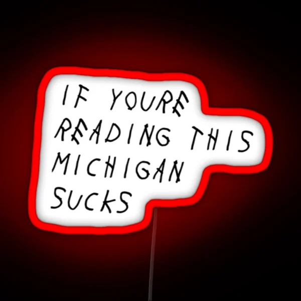 Michigan Sucks Led RGB Neon Sign