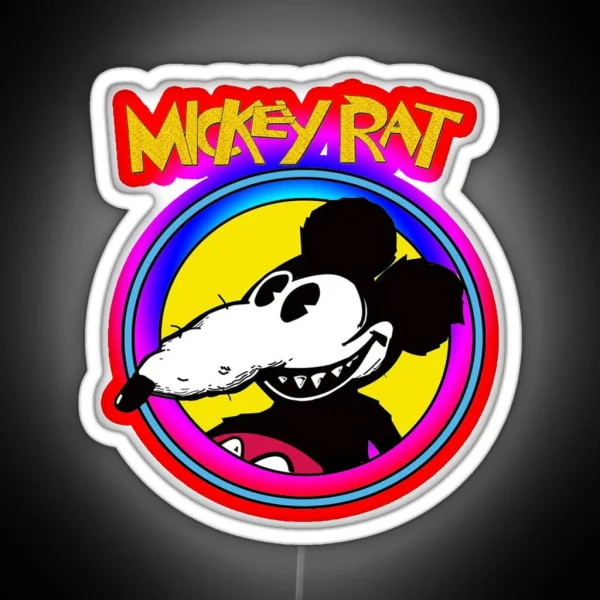 Mickey Rat RGB Neon Sign