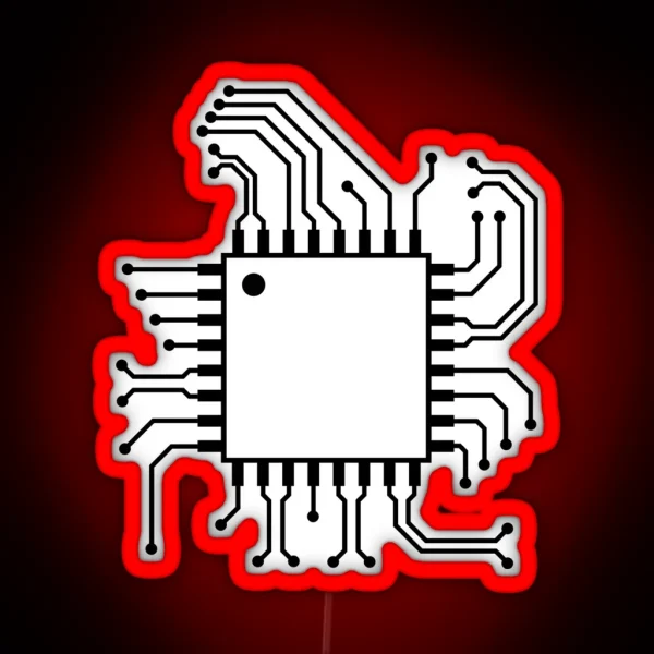 Microcontroller Electrical Engineer RGB Neon Sign