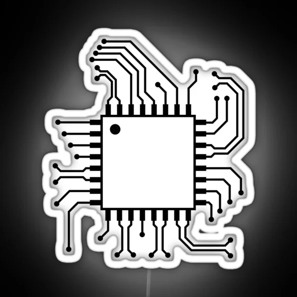 Microcontroller Electrical Engineer RGB Neon Sign