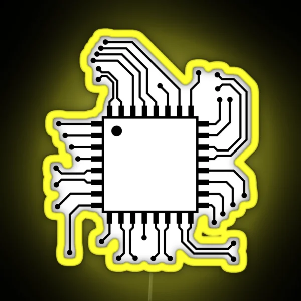 Microcontroller Electrical Engineer RGB Neon Sign