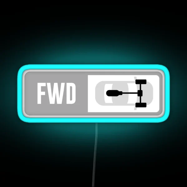 Mid Engine FWD Forza Drive Train RGB Neon Sign