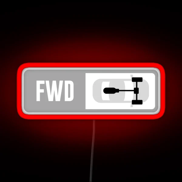 Mid Engine FWD Forza Drive Train RGB Neon Sign