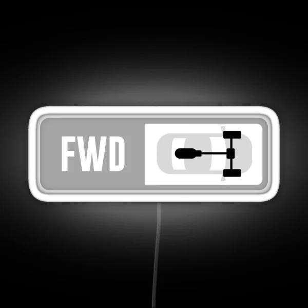 Mid Engine FWD Forza Drive Train RGB Neon Sign