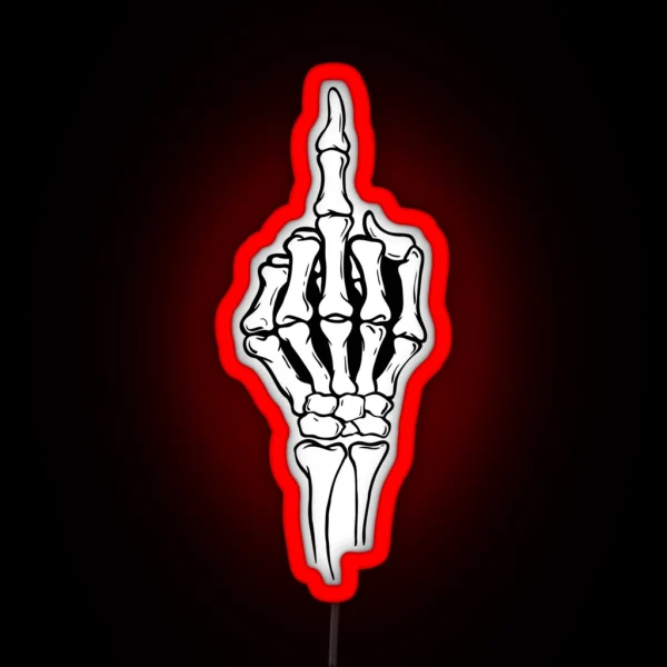Middle Finger RGB Neon Sign